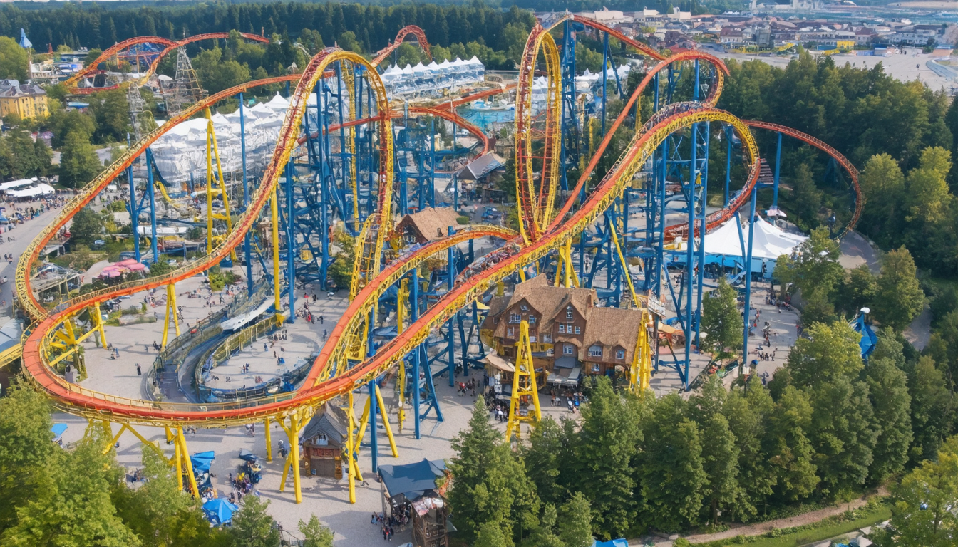 Plongée au cœur du plus grand parc d'attractions d'Europe — free download