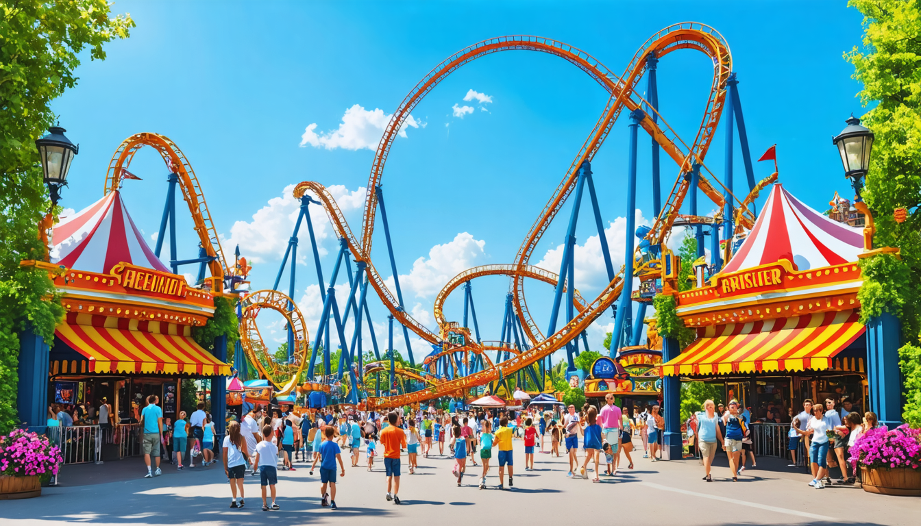 Plongée au cœur du plus grand parc d'attractions d'Europe — free download