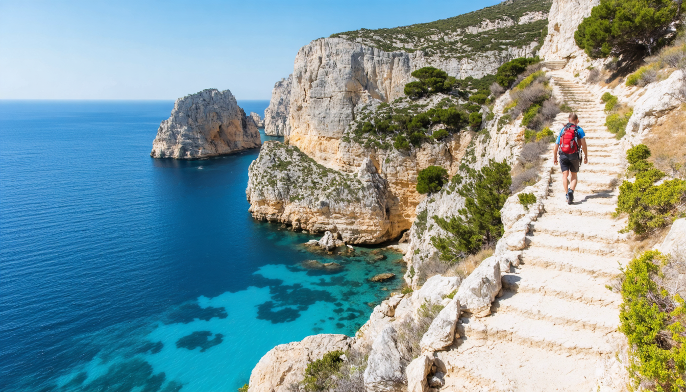 découvrez les magnifiques calanques de marseille en empruntant des sentiers pédestres. partez à l'aventure au cœur de paysages époustouflants entre mer turquoise et falaises majestueuses, tout en profitant de la nature préservée et de moments inoubliables.