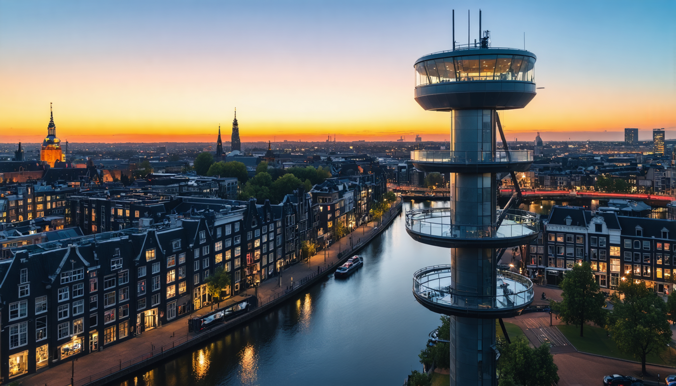 admirez amsterdam sous un angle unique depuis la célèbre balançoire de l’a’dam lookout et profitez d’une vue panoramique spectaculaire sur toute la ville et ses environs.