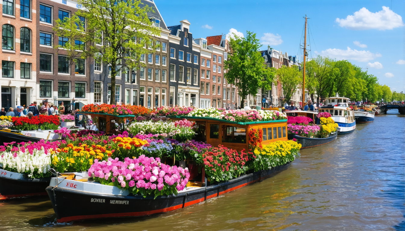 plongez dans l’univers coloré du marché aux fleurs d’amsterdam. découvrez des étals débordants de tulipes, de plantes exotiques et vivez une expérience florale unique au cœur de la ville !