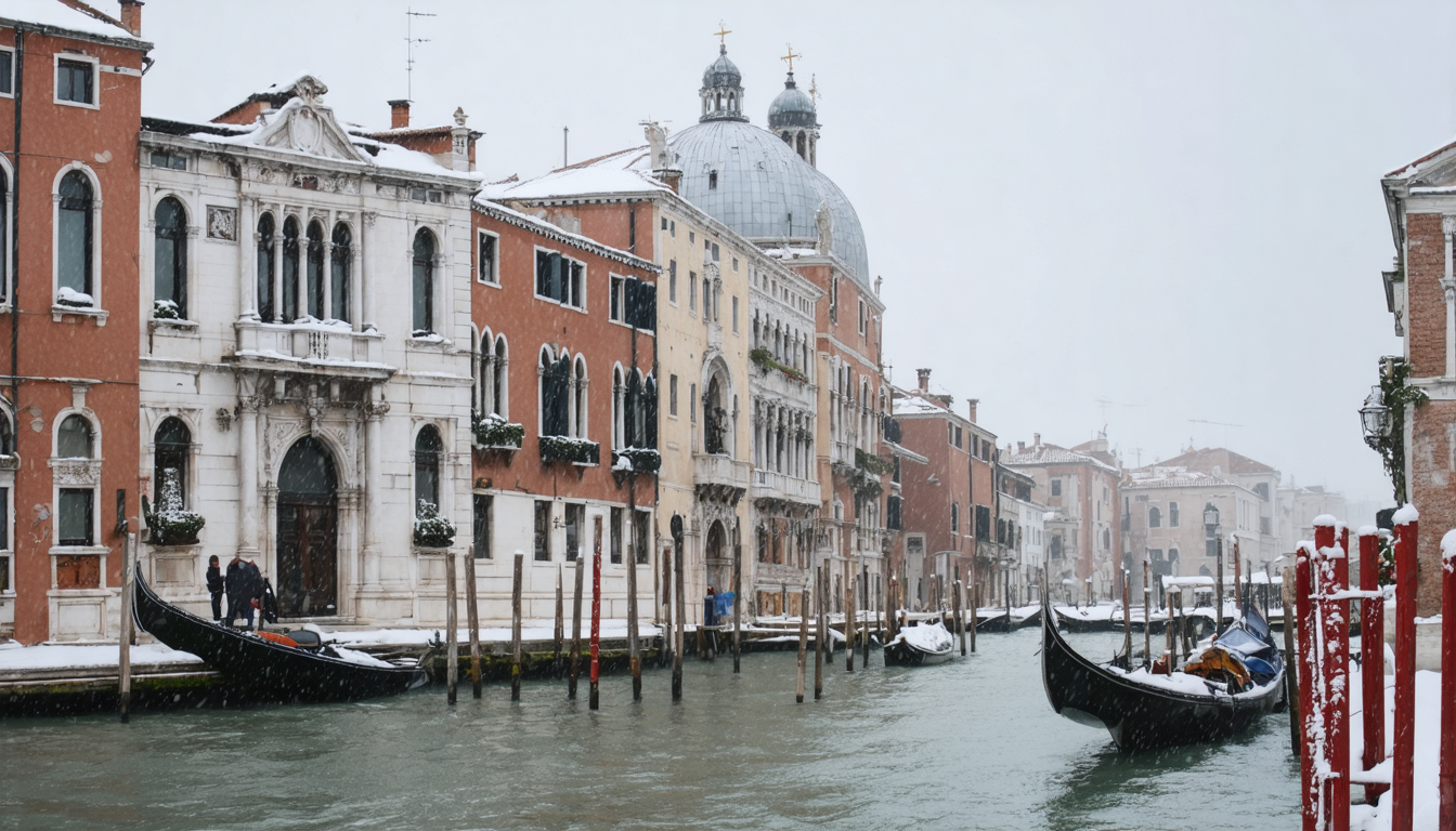 explorez venise en hiver et vivez une expérience inoubliable au cœur de ses trésors historiques. profitez d'une atmosphère unique, moins de foule et des paysages enchanteurs.
