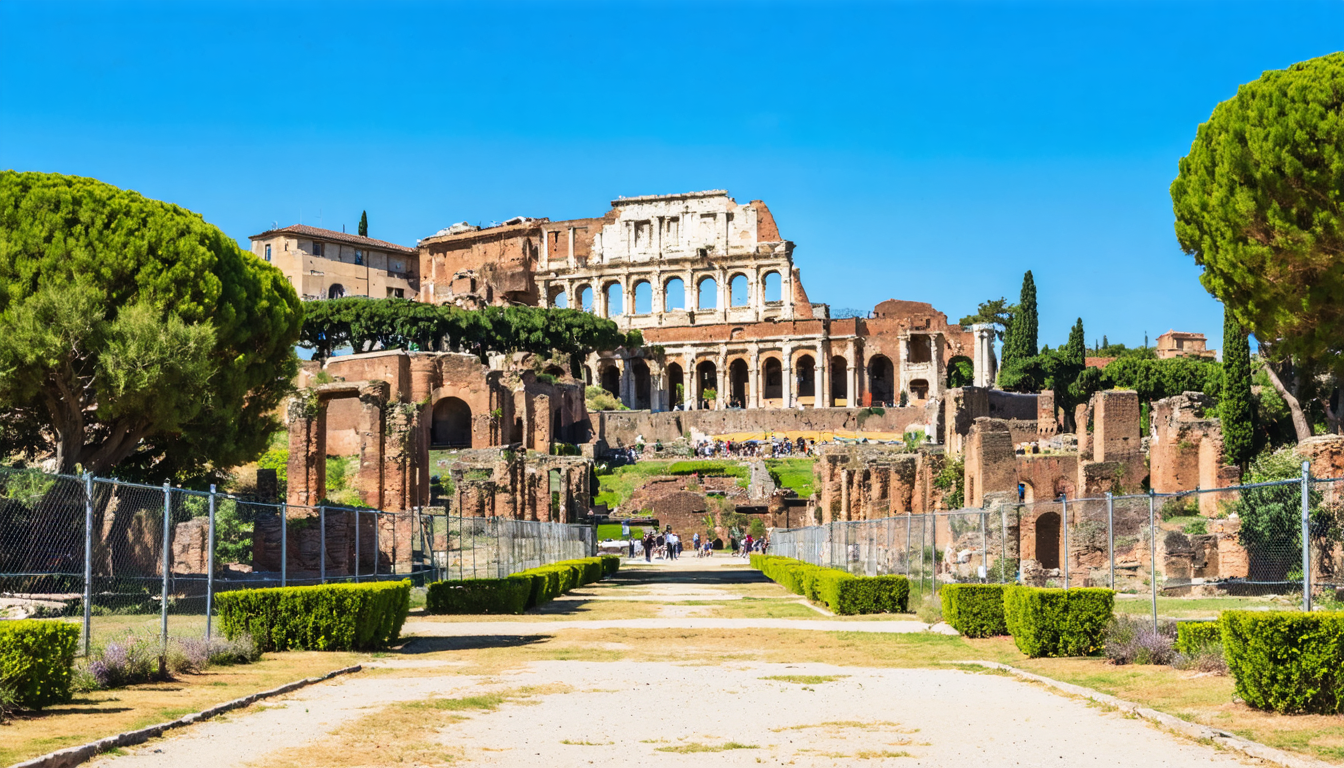Mont Palatin Plong e Dans L me Antique De Rome