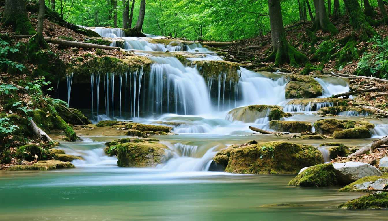 découvrez les magnifiques cascades des petites aiguières, un lieu paisible où la nature et la fraîcheur vous invitent à la détente et à l'aventure en plein cœur d'un paysage préservé.