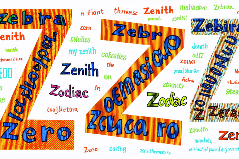 explorez et découvrez des mots captivants commençant par la lettre z, parfaits pour enrichir votre vocabulaire et débuter facilement l'apprentissage.