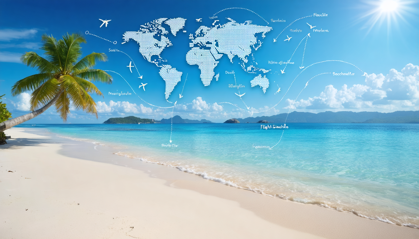 découvrez le temps de vol vers les seychelles depuis différentes régions, les meilleures astuces pour organiser votre voyage et profiter pleinement de ce paradis tropical.