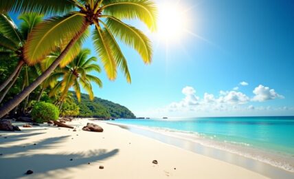 La plage Le Marin : une oasis tropicale au centre de la Martinique