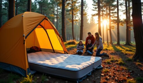 Faut-il opter pour un surmatelas en camping : avantages et inconvénients
