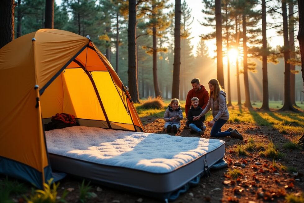 Faut-il opter pour un surmatelas en camping : avantages et inconvénients