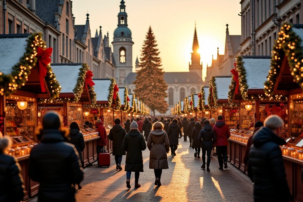 Découvrez la magie des fêtes au marché de Noël de Bruges, une des destinations les plus emblématiques d'Europe.