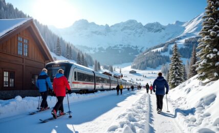 Les stations de ski à rejoindre facilement en train : notre sélection