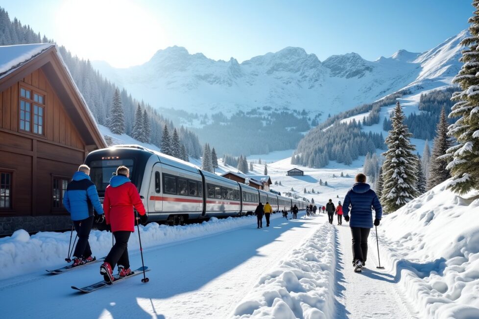 Les stations de ski à rejoindre facilement en train : notre sélection