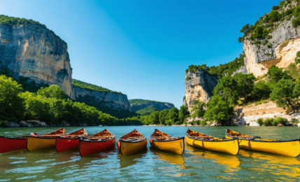 découvrez les gorges de l’ardèche en canoë, avec des parcours adaptés à tous les niveaux. vivez une aventure inoubliable au cœur d’un paysage naturel magnifique, entre sensations fortes et moments de détente.