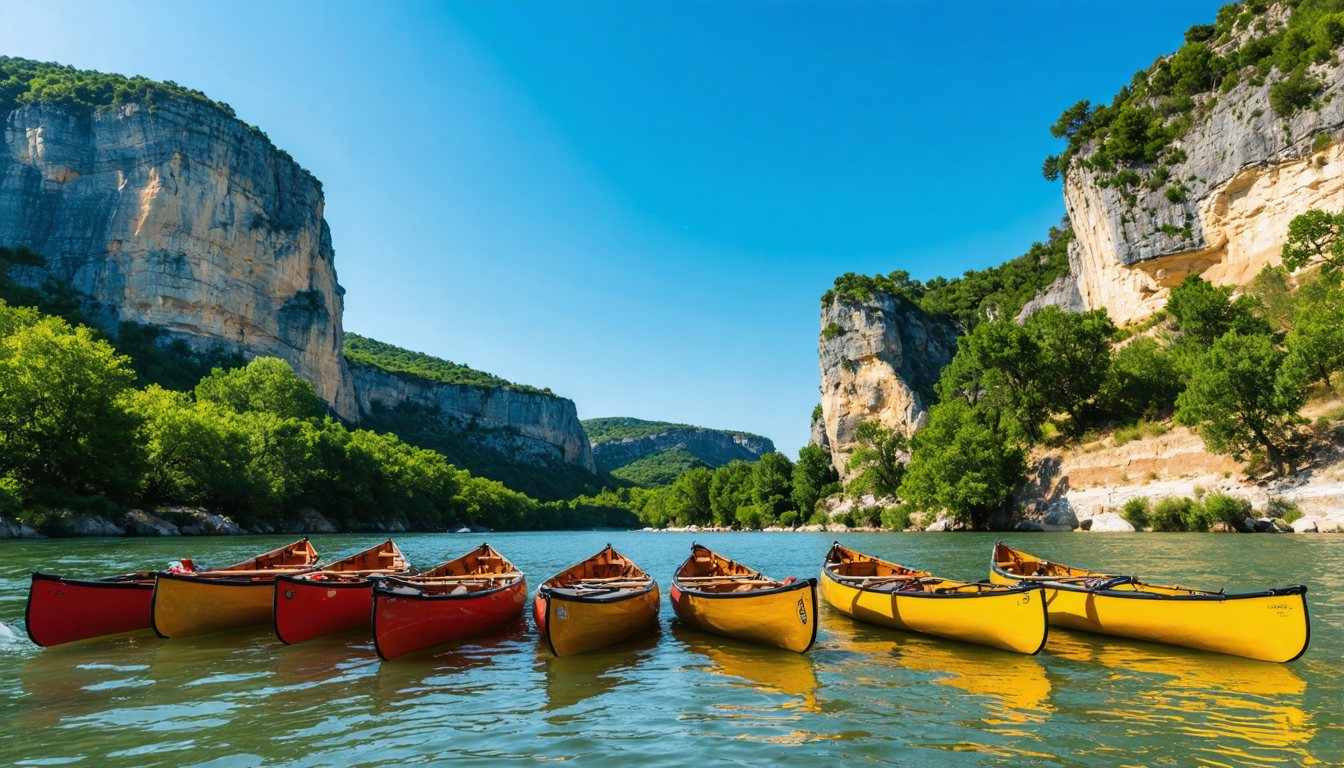 découvrez les gorges de l’ardèche en canoë, avec des parcours adaptés à tous les niveaux. vivez une aventure inoubliable au cœur d’un paysage naturel magnifique, entre sensations fortes et moments de détente.