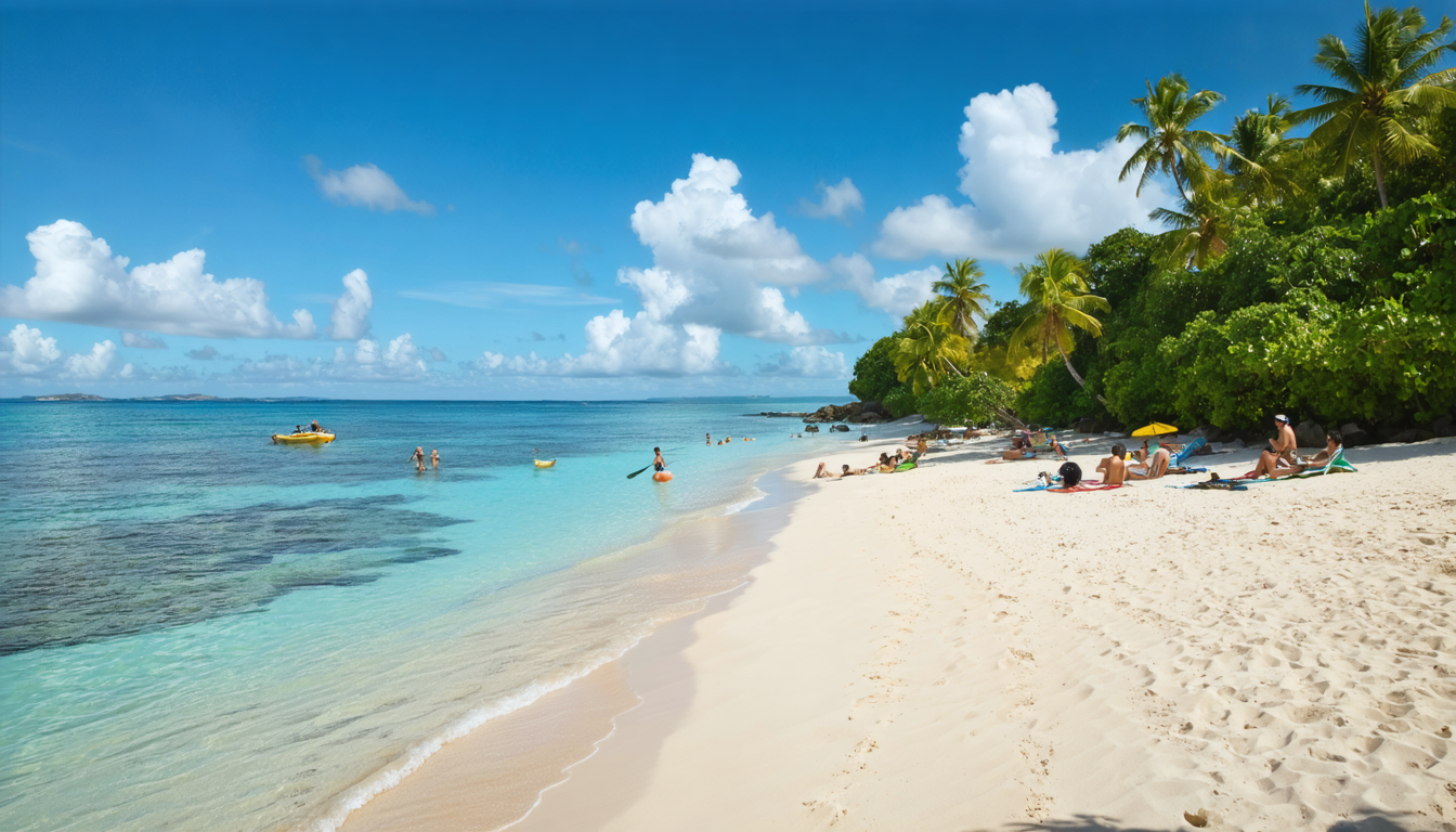 découvrez la plage de l’anse figuier, un véritable havre de paix où détente et activités inoubliables vous attendent. profitez d’un cadre naturel exceptionnel pour des moments mémorables en famille ou entre amis.