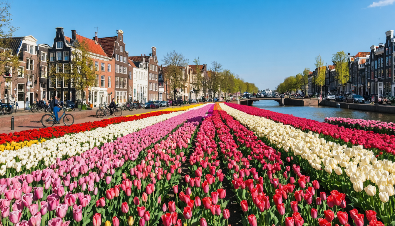 découvrez la meilleure période pour admirer les magnifiques tulipes à amsterdam et planifiez votre visite au cœur des célèbres champs colorés.