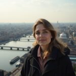 Découvrez la vue panoramique époustouflante d'Amsterdam depuis la balançoire du point de vue A'DAM Lookout