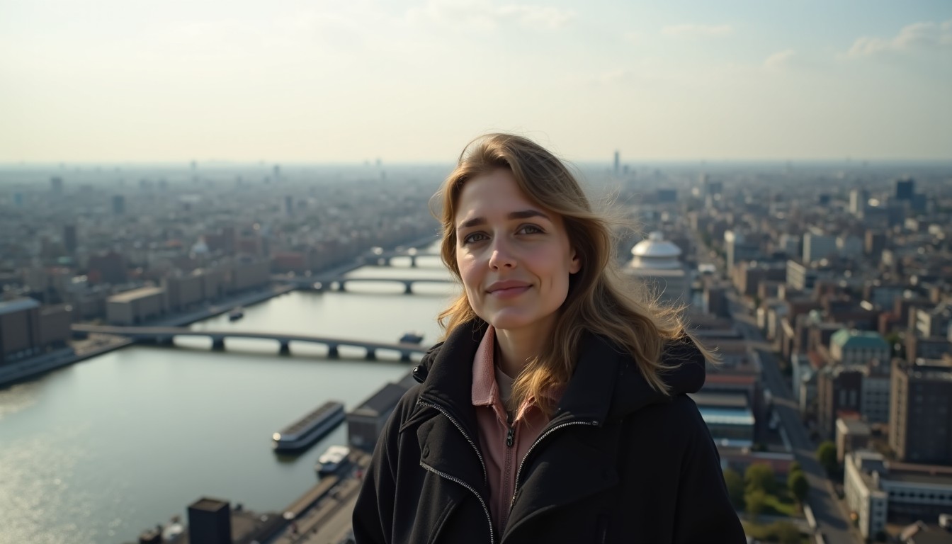 Découvrez la vue panoramique époustouflante d'Amsterdam depuis la balançoire du point de vue A'DAM Lookout