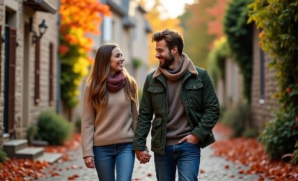 Escapades amoureuses : les destinations automnales les plus charmantes en France