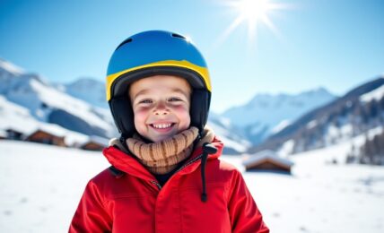 Choisissez le casque de ski idéal pour assurer la sécurité de votre enfant pendant les vacances à la neige !