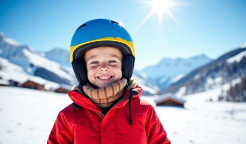 Choisissez le casque de ski idéal pour assurer la sécurité de votre enfant pendant les vacances à la neige !