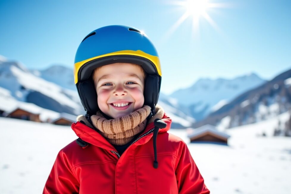 Choisissez le casque de ski idéal pour assurer la sécurité de votre enfant pendant les vacances à la neige !