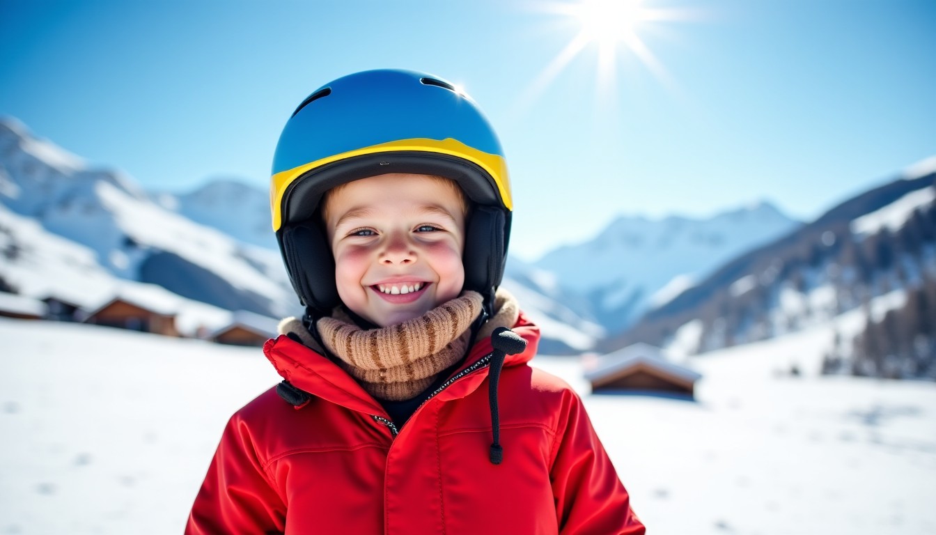 Choisissez le casque de ski idéal pour assurer la sécurité de votre enfant pendant les vacances à la neige !