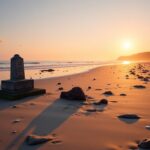 Exploration des plages du débarquement en Normandie