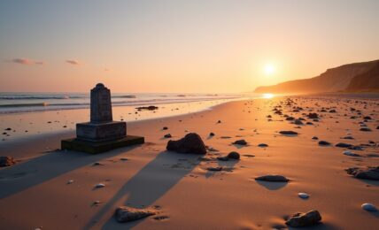 Exploration des plages du débarquement en Normandie