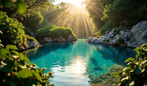 Explorez la beauté de la piscine naturelle cachée dans la vallée du fango