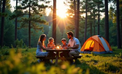 Les vacances au camping : une immersion dans la nature et un sentiment de liberté