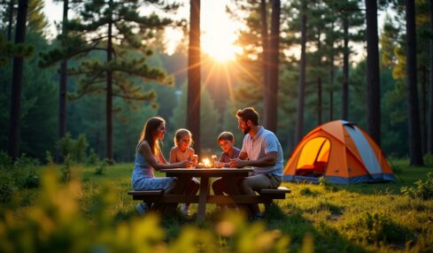 Les vacances au camping : une immersion dans la nature et un sentiment de liberté